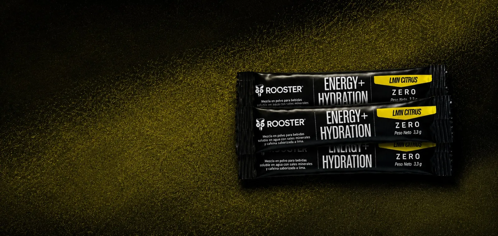 Rooster Energy + Hydration en polvo, sabor LMN Citrus